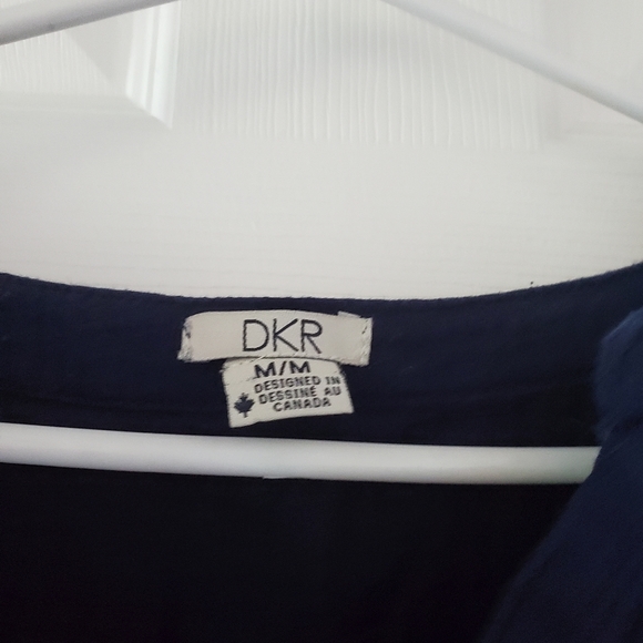DKR Navy Blue Blouse - Picture 2 of 2